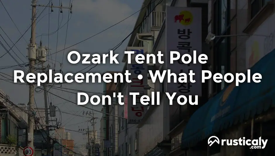 ozark tent pole replacement