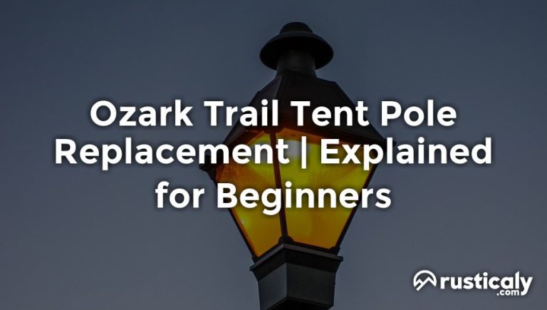 ozark trail tent pole replacement