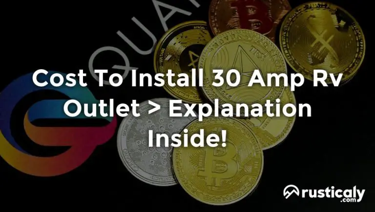 cost to install 30 amp rv outlet