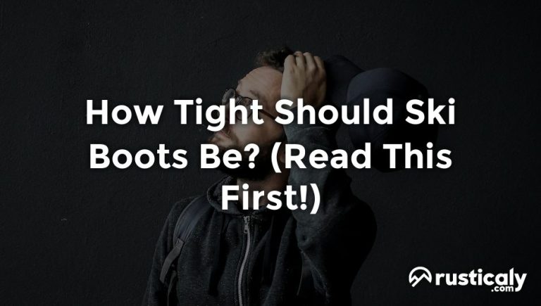 how tight should ski boots be