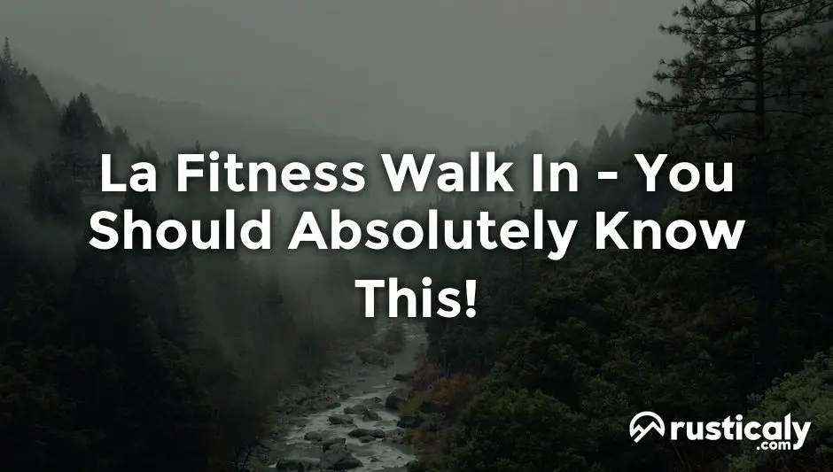 la fitness walk in
