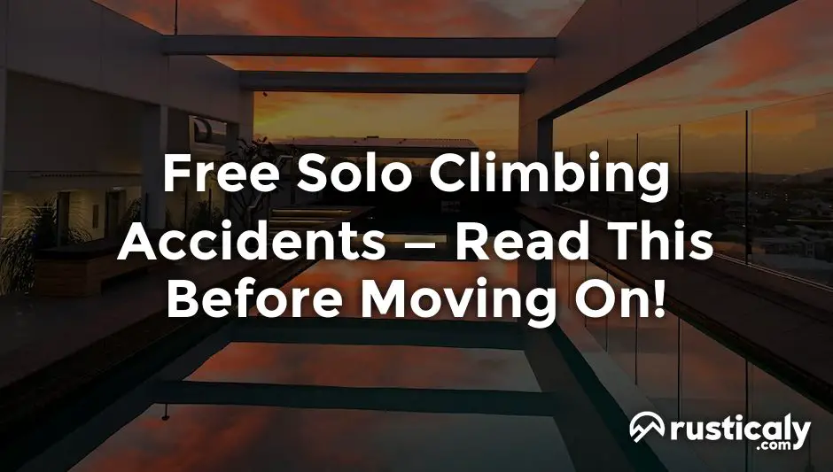 free solo climbing accidents