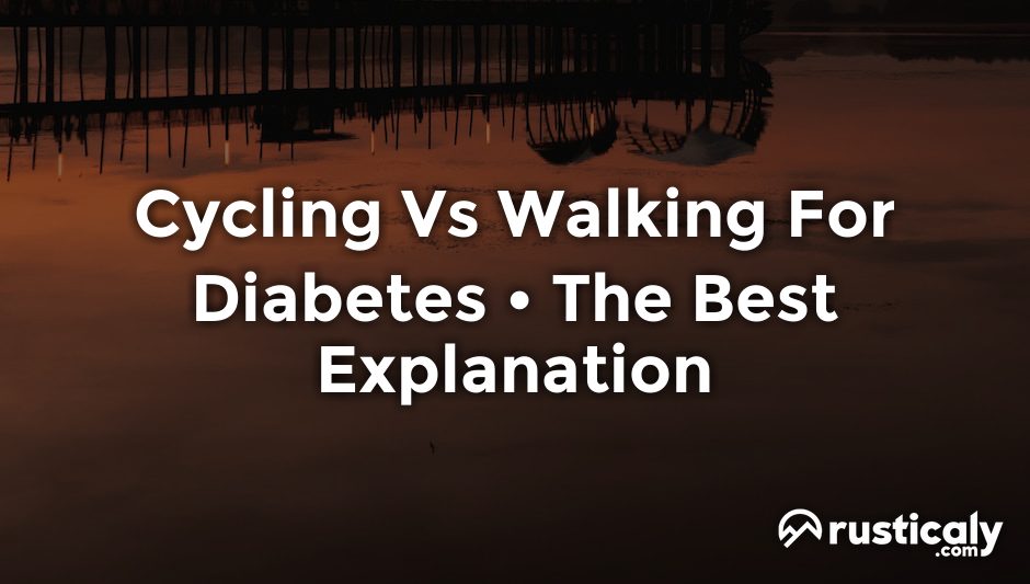 cycling vs walking for diabetes