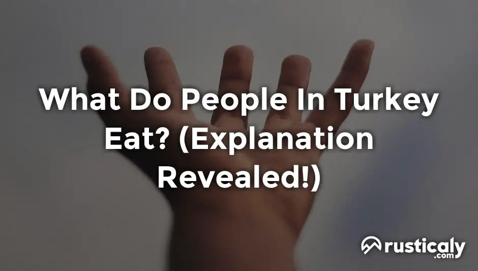 what do people in turkey eat