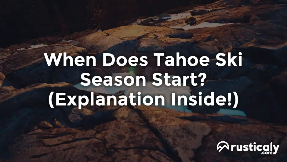 when does tahoe ski season start