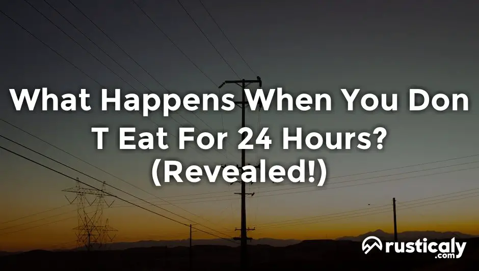 what happens when you don t eat for 24 hours