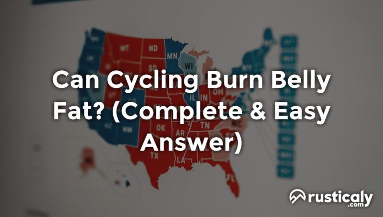 can cycling burn belly fat