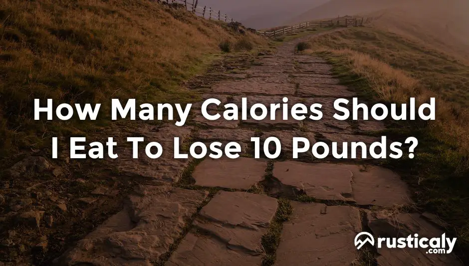how many calories should i eat to lose 10 pounds