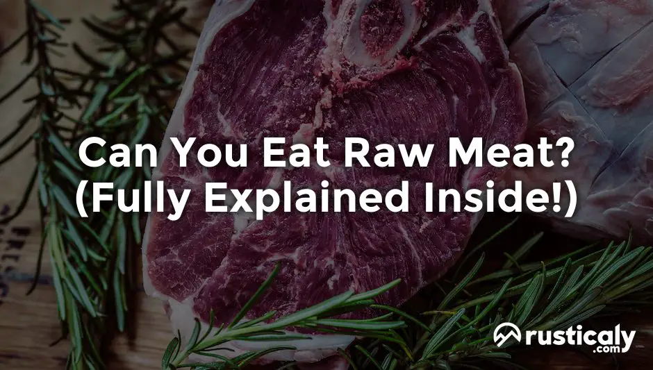 can you eat raw meat