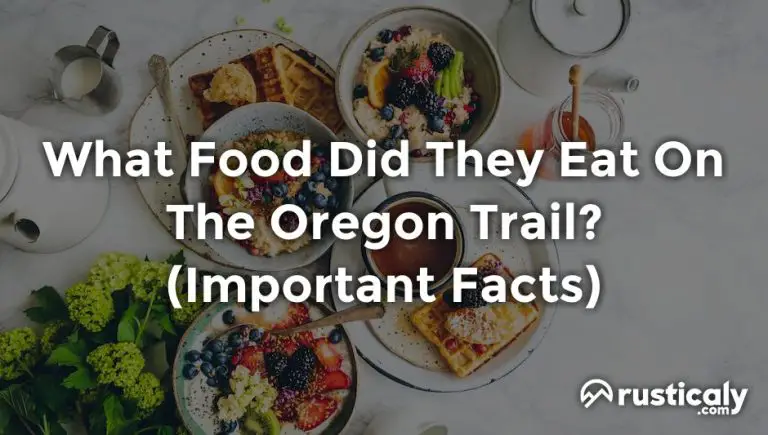 what food did they eat on the oregon trail