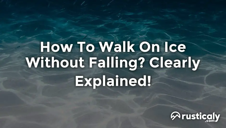 how to walk on ice without falling