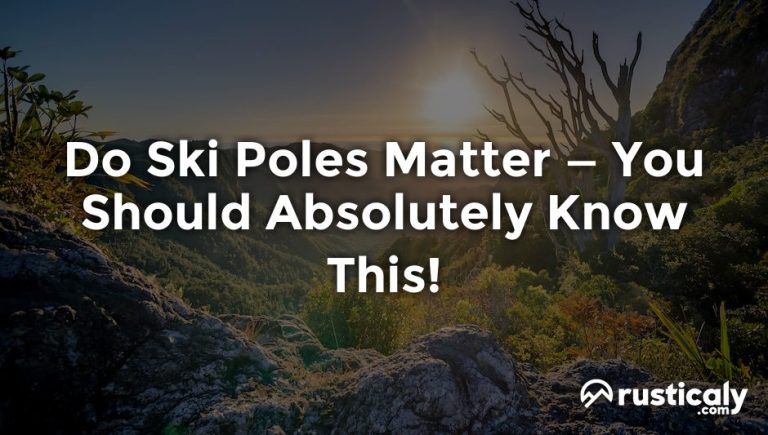 do ski poles matter