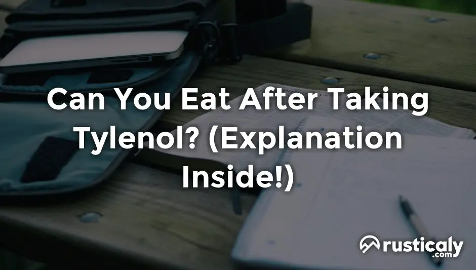 can you eat after taking tylenol