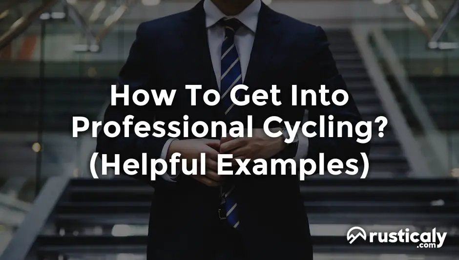 how to get into professional cycling