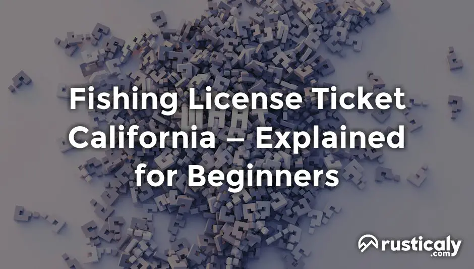 fishing license ticket california