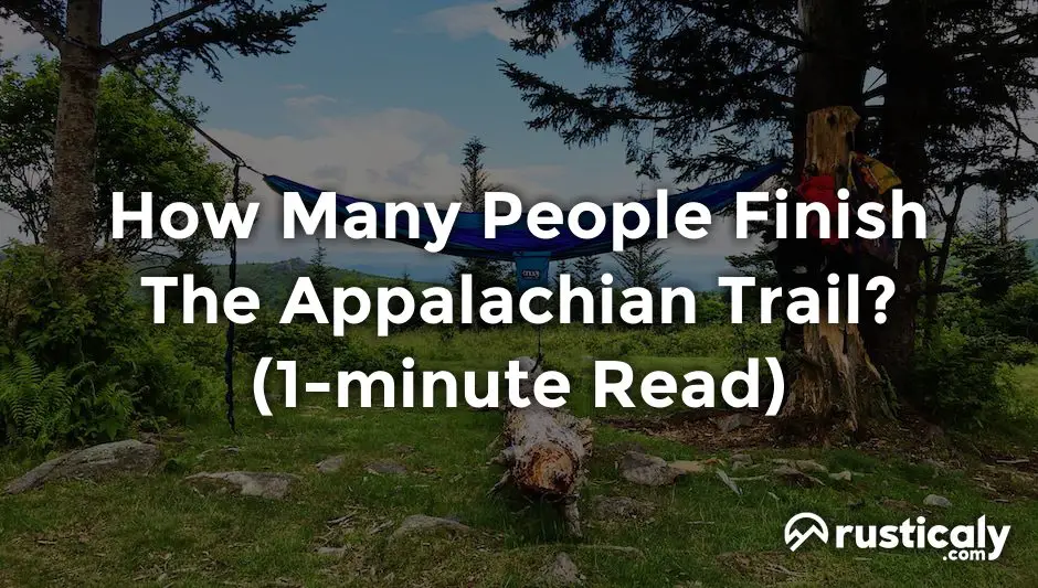 how many people finish the appalachian trail