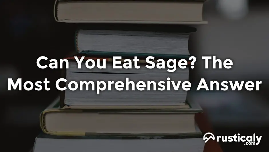 can you eat sage