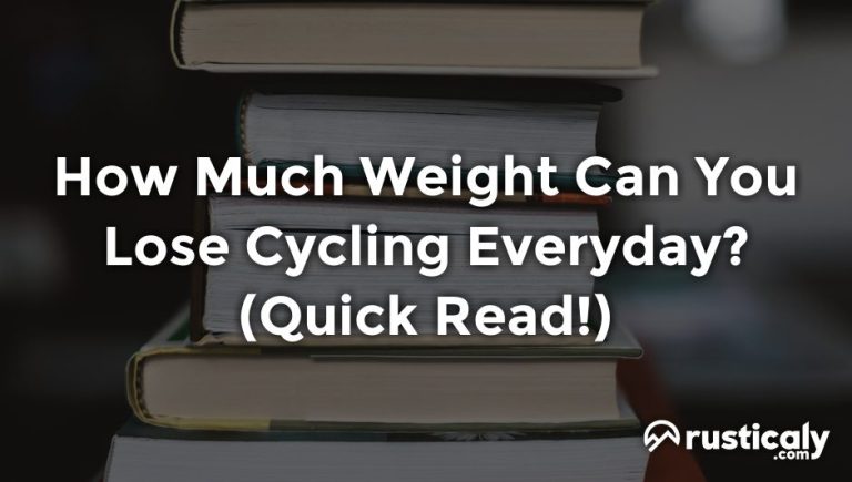 how much weight can you lose cycling everyday