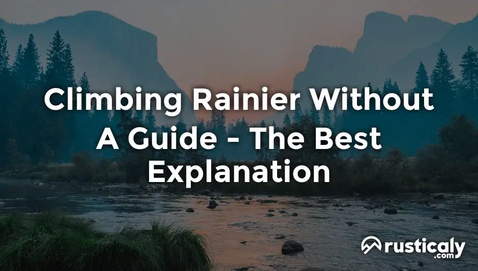 climbing rainier without a guide