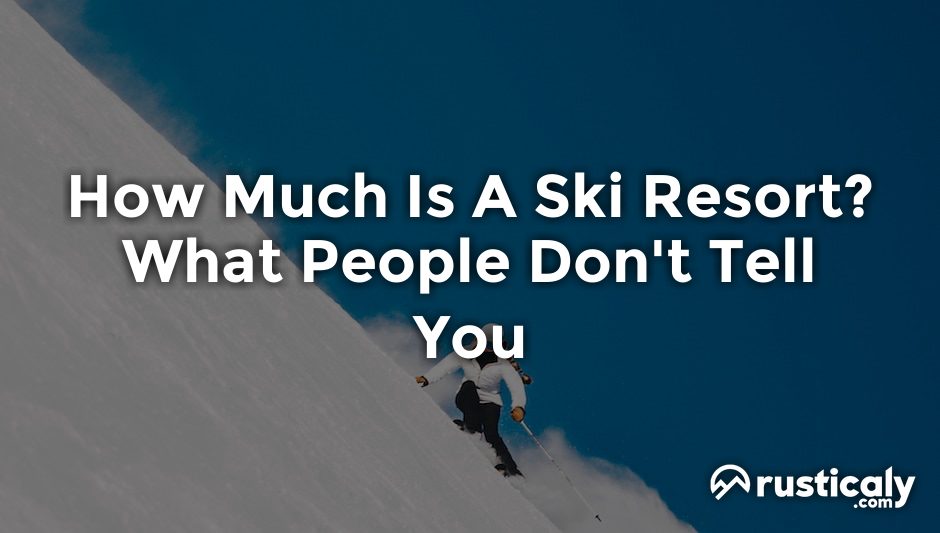 how much is a ski resort