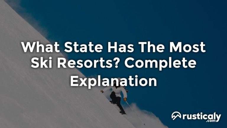 what state has the most ski resorts