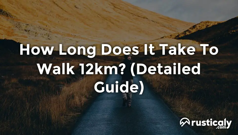 how long does it take to walk 12km