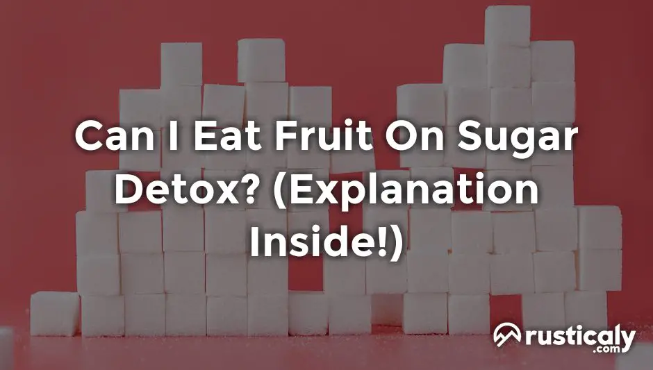 can i eat fruit on sugar detox