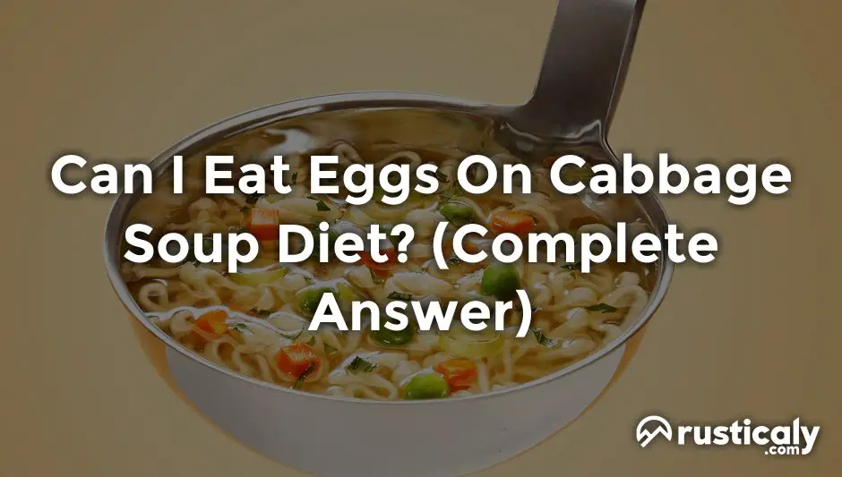 can i eat eggs on cabbage soup diet