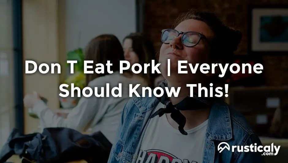 don t eat pork