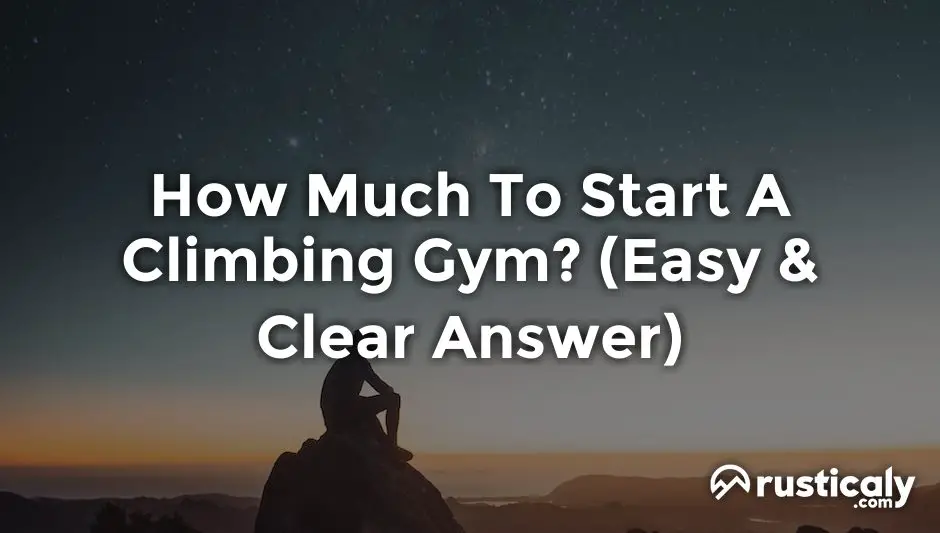 how much to start a climbing gym