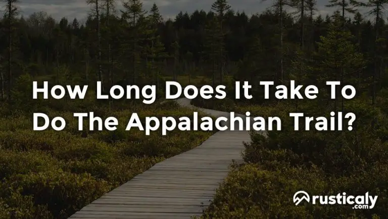 how long does it take to do the appalachian trail