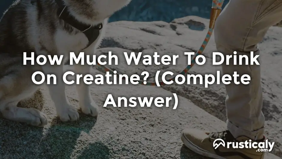 how much water to drink on creatine
