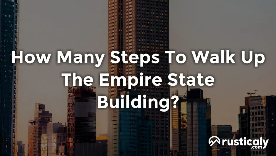how many steps to walk up the empire state building