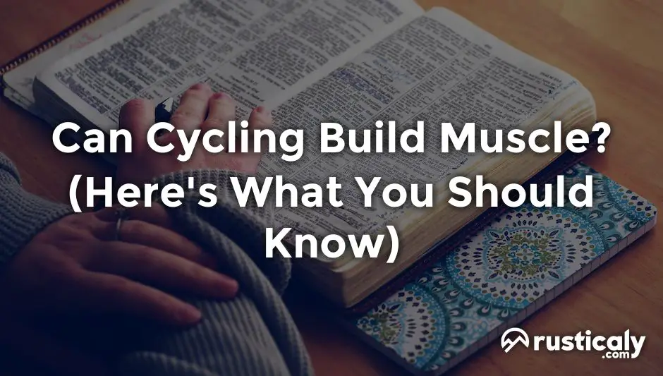 can cycling build muscle