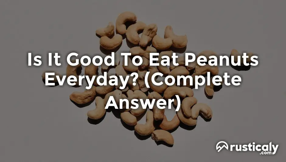 is it good to eat peanuts everyday