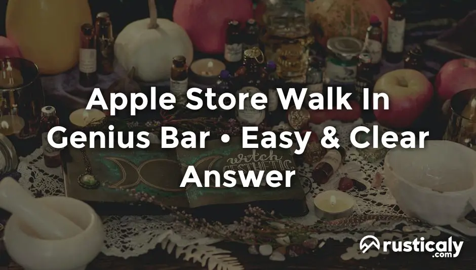 apple store walk in genius bar