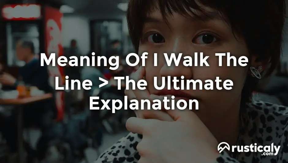 meaning of i walk the line