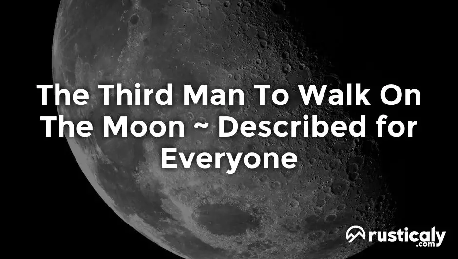 the third man to walk on the moon