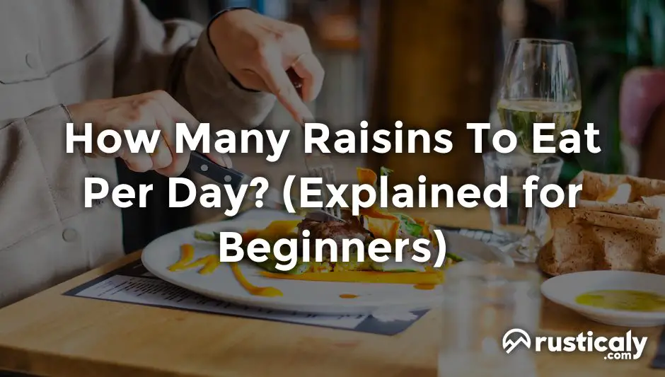 how many raisins to eat per day
