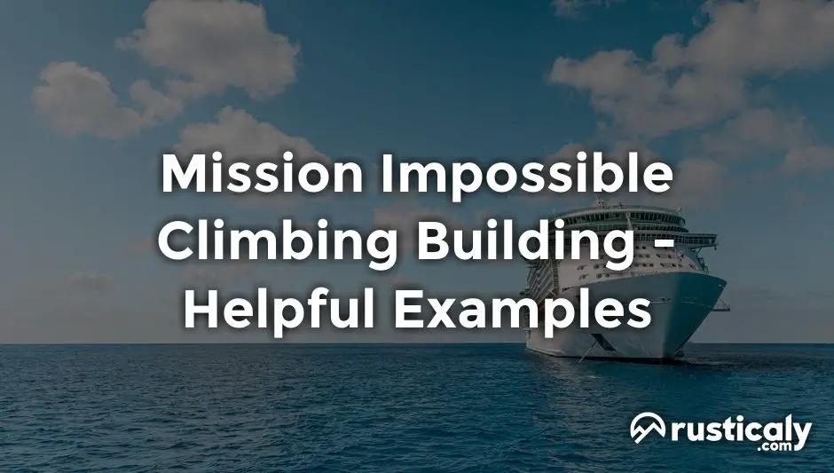 mission impossible climbing building