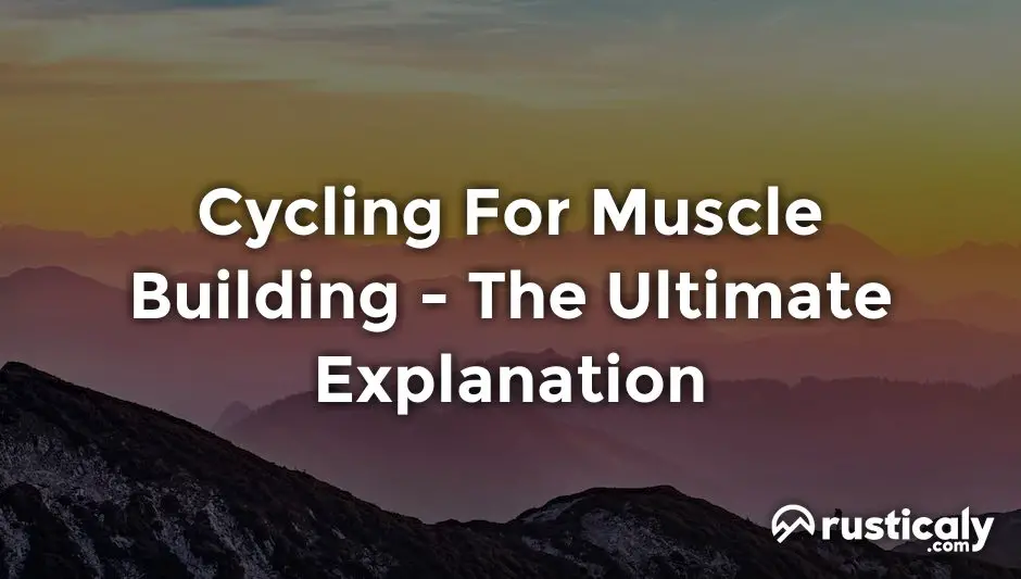 cycling for muscle building