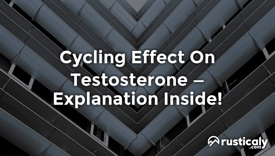 cycling effect on testosterone