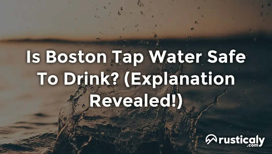 is boston tap water safe to drink