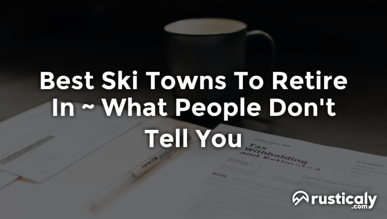 best ski towns to retire in