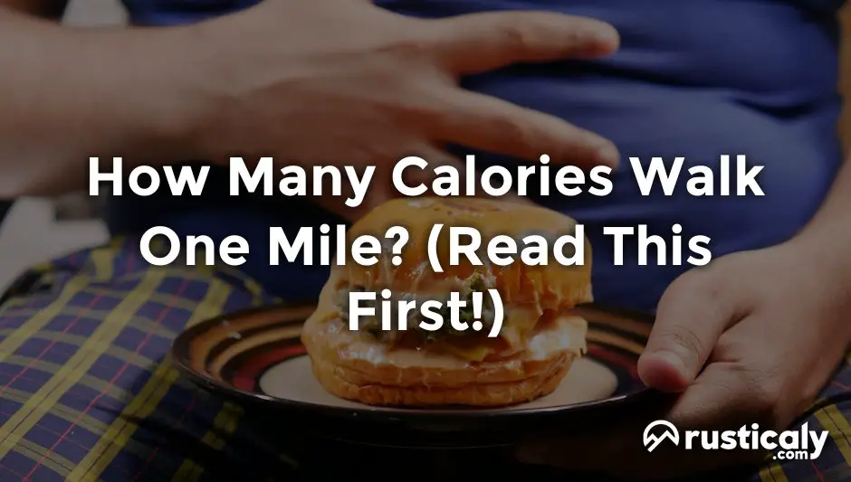 how many calories walk one mile