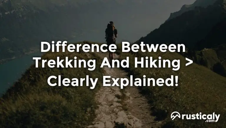 difference between trekking and hiking