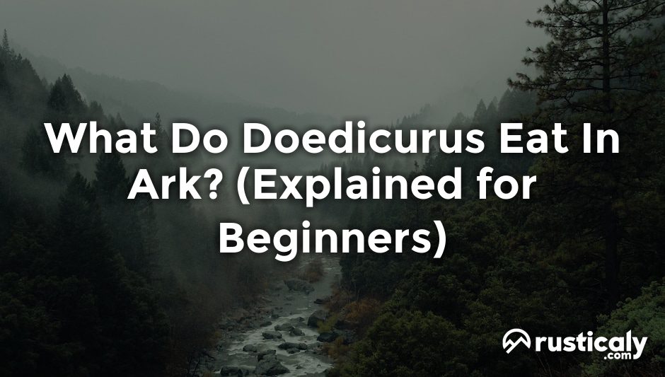 what do doedicurus eat in ark