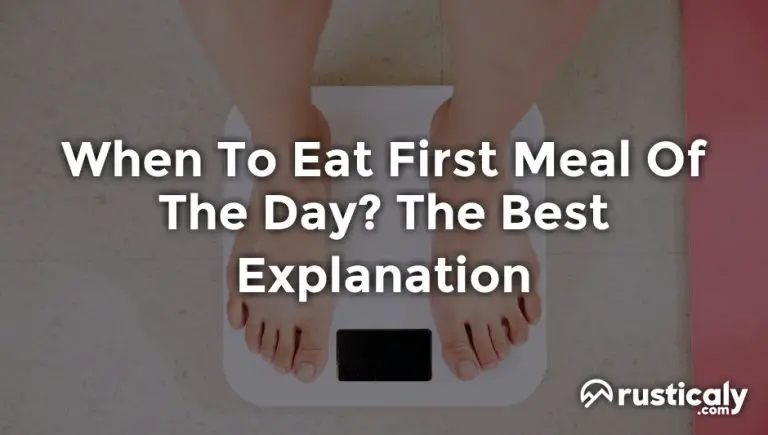 when to eat first meal of the day
