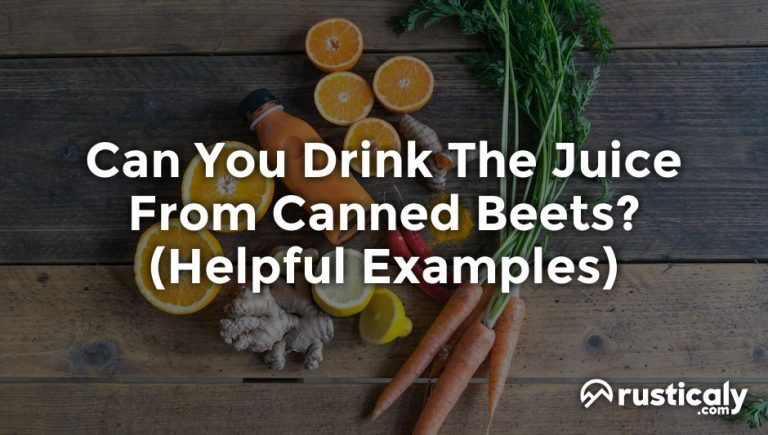can you drink the juice from canned beets