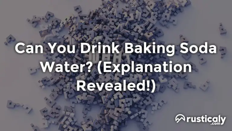 can you drink baking soda water